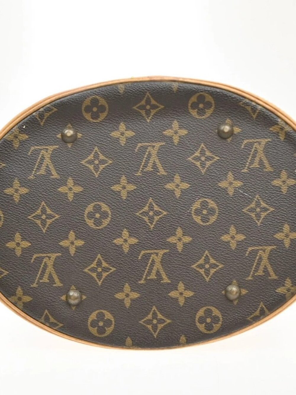 LOUIS VUITTON BUCKET GM Shoulder Tote Bag Monogram Leather Brown M42236 89MA672 - Picture 6 of 15
